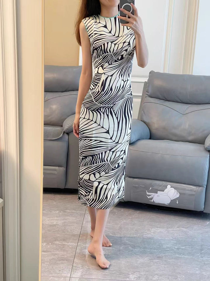 Chinese ink painting minimalist cheongsam dress
