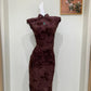 Luxury custom-made cheongsam gown.
