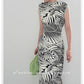 Chinese ink painting minimalist cheongsam dress