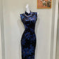 Luxury custom-made cheongsam gown.