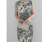 Chinese ink painting minimalist cheongsam dress