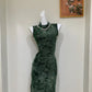 Luxury custom-made cheongsam gown.