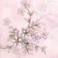 Modern qipao gown with a pink floral pattern
