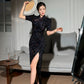 Summer High-Elasticity Elegant Retro Cheongsam