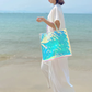 Clear laser tote bag