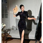Summer High-Elasticity Elegant Retro Cheongsam
