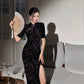 Summer High-Elasticity Elegant Retro Cheongsam