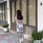 Chinese ink painting minimalist cheongsam dress