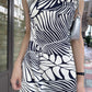 Chinese ink painting minimalist cheongsam dress