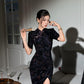 Summer High-Elasticity Elegant Retro Cheongsam