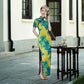 Traditional floral qipao