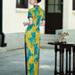 Traditional floral qipao