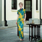 Traditional floral qipao