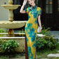Traditional floral qipao
