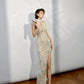 Floral Qipao Gowns for Summer