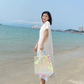 Clear laser tote bag