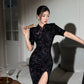 Summer High-Elasticity Elegant Retro Cheongsam