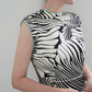 Chinese ink painting minimalist cheongsam dress
