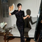 Summer High-Elasticity Elegant Retro Cheongsam
