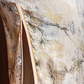 Champagne jacquard satin cheongsam. modern qipao. Silk polyester blend.