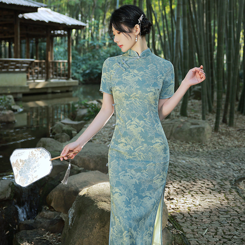 Modern Cheongsam for Young Women - Satin | Polyester