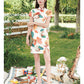 Cute Short Modern Cheongsam - Satin