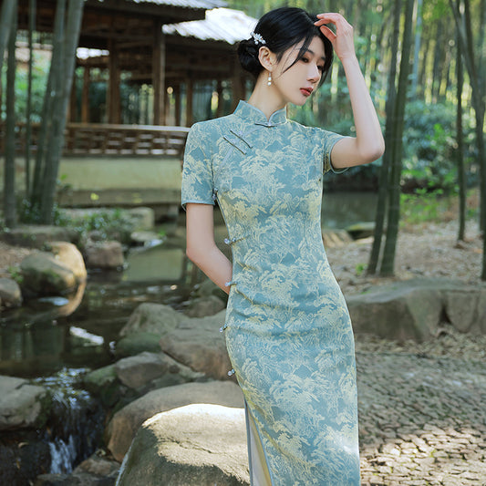 Modern Cheongsam for Young Women - Satin | Polyester