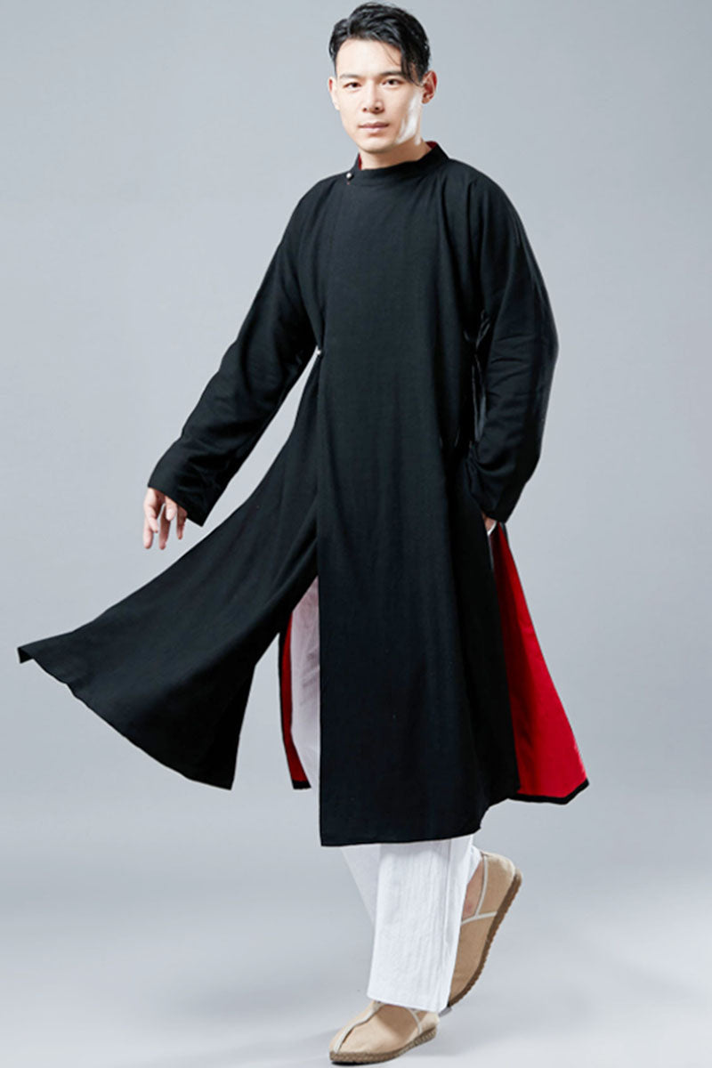 Traditional Chinese men's cheongsam. Kung Fu Robe.