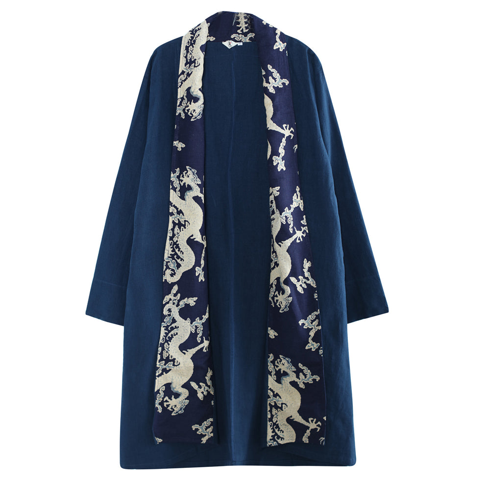 Traditional Chinese men's coat. Kung fu robe.