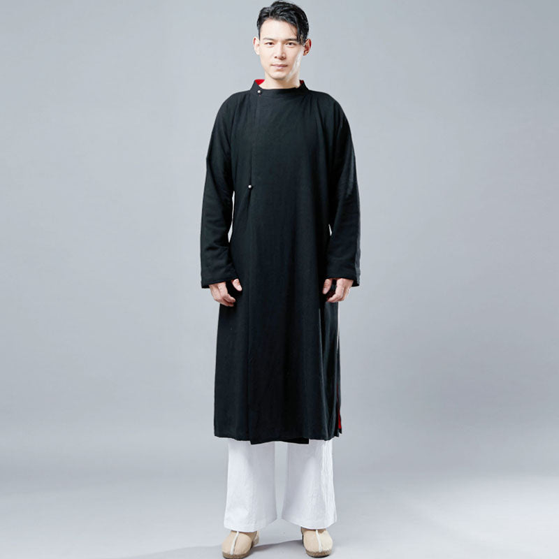 Traditional Chinese men's cheongsam. Kung Fu Robe.